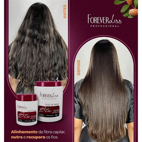 Btx Capilar Argan Oil Zero Forever Liss 1Kg SHEIN Brasil