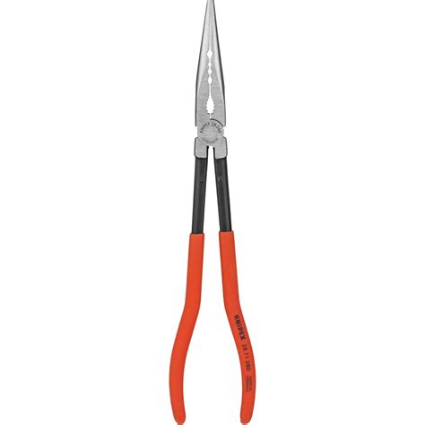 Long Reach Needle Nose Pliers With Transverse Profiles Knipex Værktøj