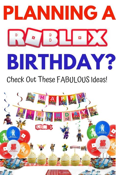 Roblox Birthday Party Ideas Perfect For Your Favorite Gamer Artofit