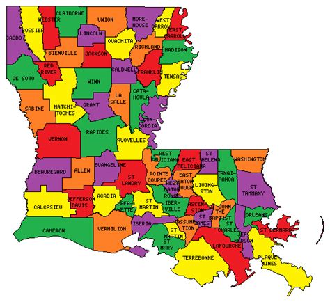 All Parishes In Louisiana | Paul Smith