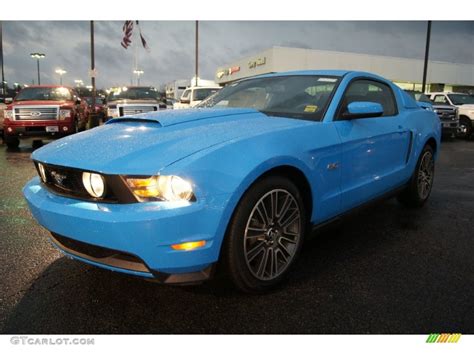 Grabber Blue Ford Mustang Gt Premium Coupe Exterior Photo