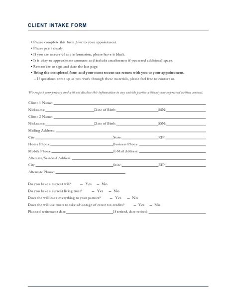 Client Intake Form Fill Out And Sign Printable Pdf Free Nude Porn