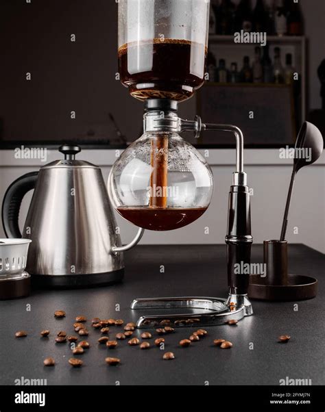 Syphon Alternative Methode Der Herstellung Von Kaffee Kaffeemaschine