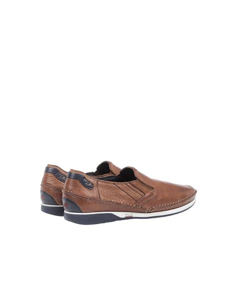 Zapato De Piel Para Hombre Fluchos Terracota Calzados Primor