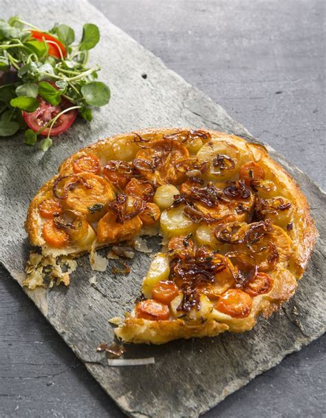 Root Vegetable Tarte Tatin Recipe Recipe Vegetable Tart Food