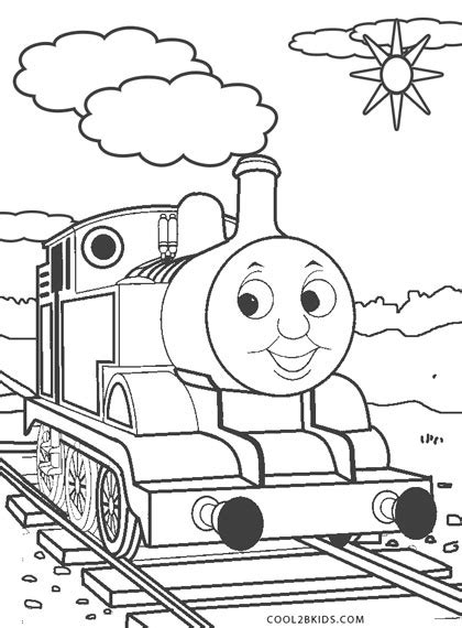 Dibujos de Thomas el tren para colorear Páginas para imprimir gratis