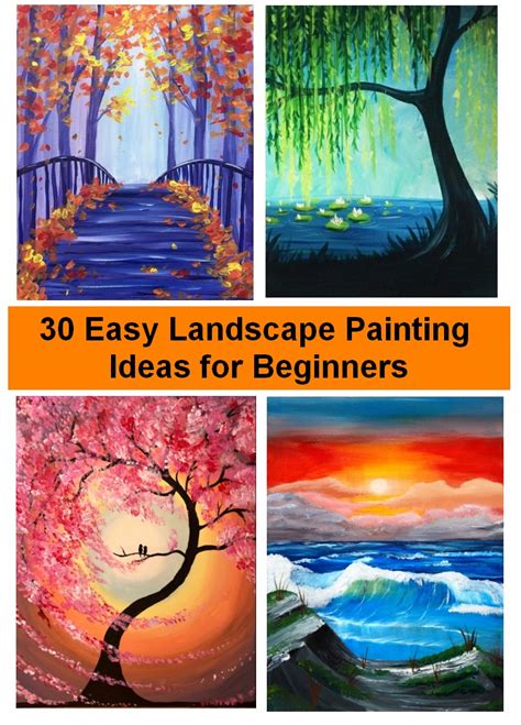 30 Easy Acrylic Painting Ideas For Beginners Simple Canvas Painting I