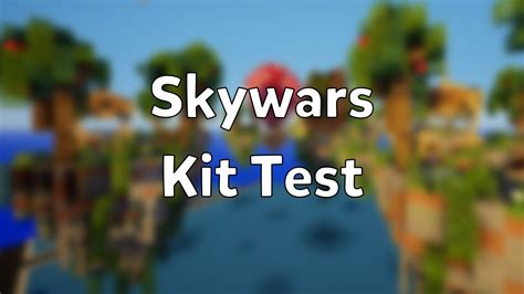 Minecraft Skywars Kit Review Kn Ppel Kit Kit Test Youtube