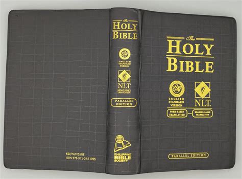 Holy Bible New Living Translation Black Bonded Leather 6