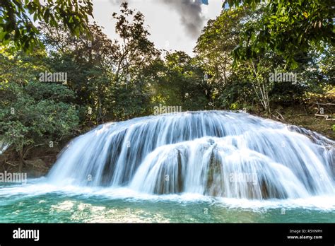 A waterfall in Bonito, Brazil Stock Photo - Alamy