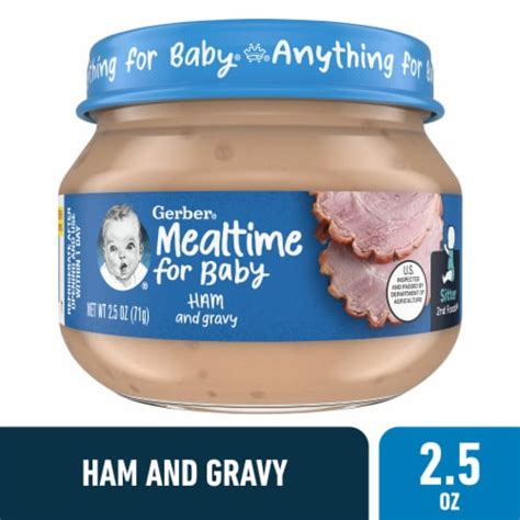 Gerber® 2nd Foods Ham and Gravy Stage 2 Baby Food, 2.5 oz - Food 4 Less