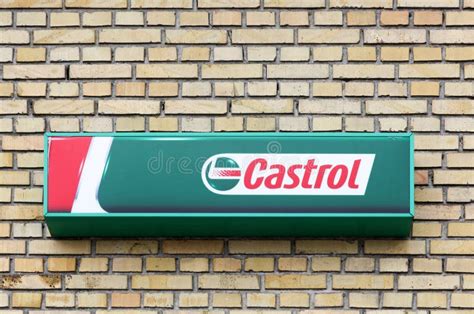 Castrol Logo On A Wall Editorial Stock Image Image Of Industrial