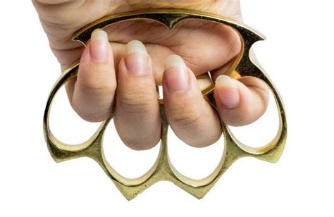 The History Around Brass Knuckles Brass Knuckles Knife Knucks