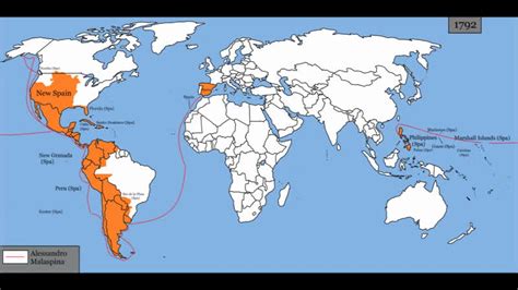 Mapa del Imperio español (1492-1977) - TokyVideo