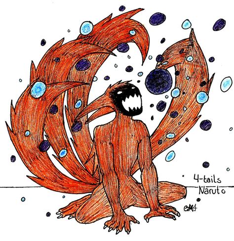 4 Tails Naruto By Kashiruka On Deviantart