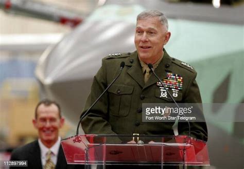 General James T Conway Commandant Of The Marine Corps Speaks As News Photo Getty Images