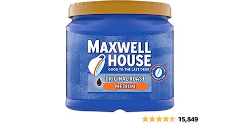 Maxwell House The Original Roast Medium Roast Ground Coffee 30 6 Oz