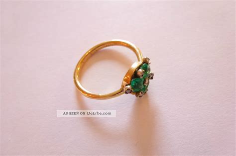 Sehr Exclusiver Prachtvoller Jugendstil Art Nouveau Ring Gold 585