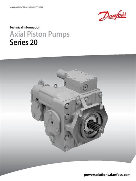 PDF Series 20 Axial Piston Pumps Technical Information Danfossfiles