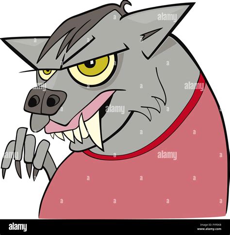 Hombre lobo de dibujos animados Fotografía de stock Alamy