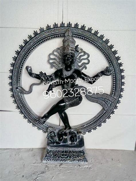 Black Marble Natraj Statue, Packaging Type: Wooden Box at Rs 55000 in ...