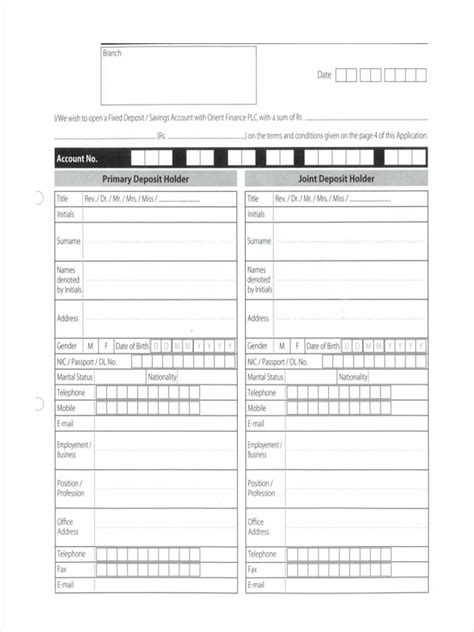 Free 32 Deposit Forms In Pdf Ms Word