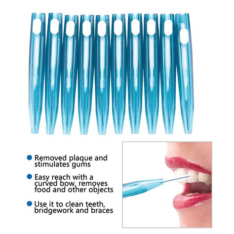 FAGINEY Interdental Toothpick,Interdental Tooth Brush Flossing Head ...