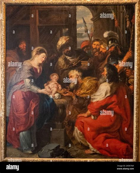 The Adoration Of The Magi By Peter Paul Rubens Stock Photo Alamy