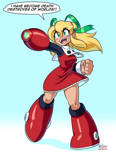 Roll Mega Man And 1 More Drawn By Robertjcase Danbooru