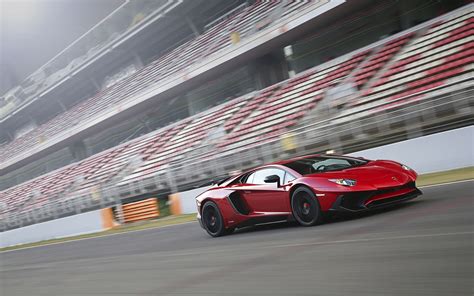 2560x1080 Resolution Red Sports Car Lamborghini Aventador LP750 4 SV