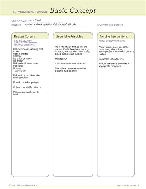 Basic Concept Active Learning Template