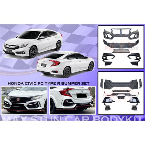 Honda Civic Fc Type R Bumper Bodykit Front Bumper Side Skirt Rear Bumper Type R Civic 2016 2021