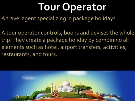 Types Of Tours And Tour Operator