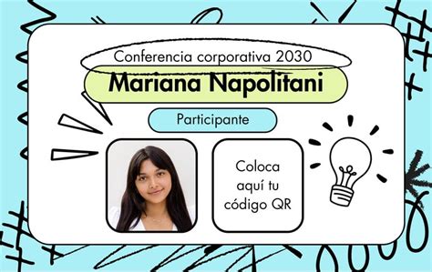 Plantillas Para Gafetes Gratuitas Y Personalizables Canva