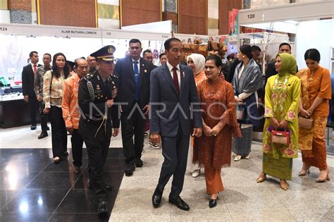 Presiden Jokowi Kunjungi Inacraft 2024 ANTARA Foto