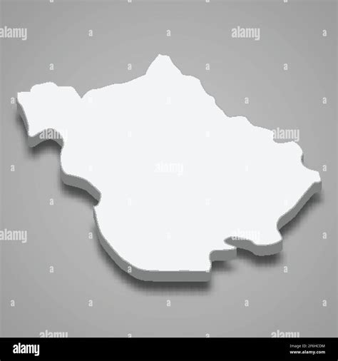 3d isometric map of Vinh Phuc Province of Vietnam, vector illustration Stock Vector Image & Art ...