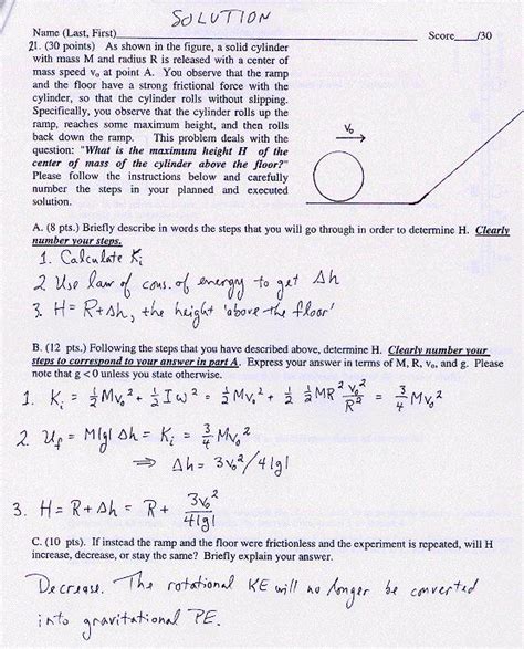 Final Exam Phys121