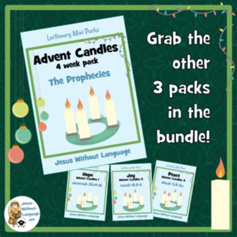 Advent Candle week 2 Kids Ministry Lesson & Bible Crafts - Luke 1 ...