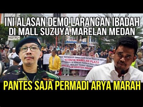 TERUNGKAP ALASAN ADA DEMO DI MEDAN MELARANG IBADAH BOBBY