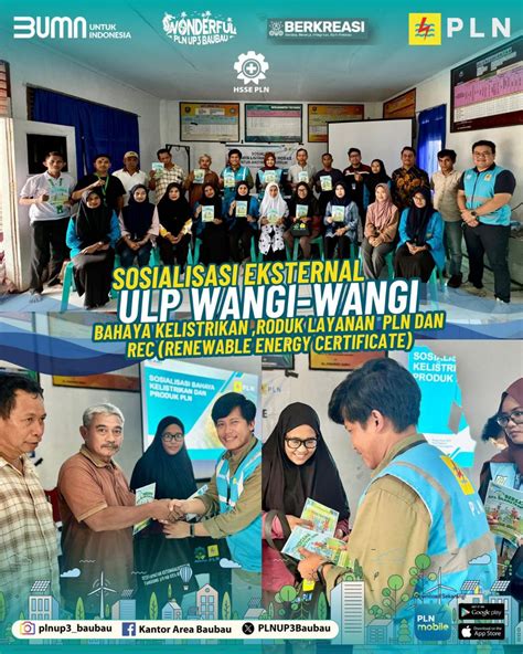 Ulp Wangi Wangi Edukasi Masyarakat Sosialisasi K Produk Layanan Pln