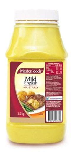 Ggs Gourmet Foods Mustard English Mild Masterfoods 25kg