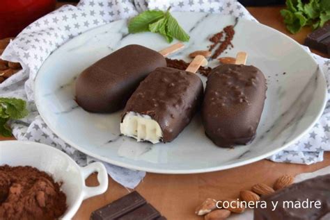 Helado magnum casero y fácil Cocinera y Madre