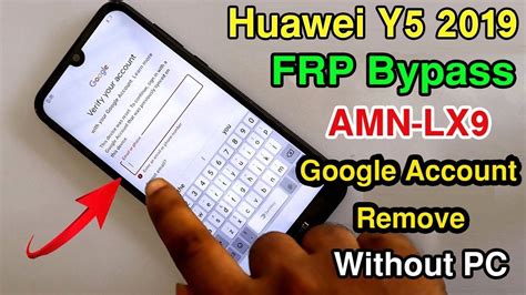 Huawei Y5 2019 AMN LX 9 FRP Bypass Amn Lx1 Amnlx2 9 0 1 GOOGLE