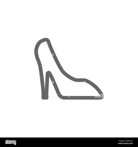 High Heel Shoes Icon Common Graphic Resources Vector Illustration