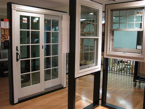 Andersen Windows And Patio Doors Displays Upstairs At National Lumber Newton Ma Windows And