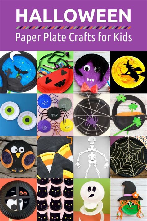 Halloween Paper Plate Crafts - Mod Podge Rocks