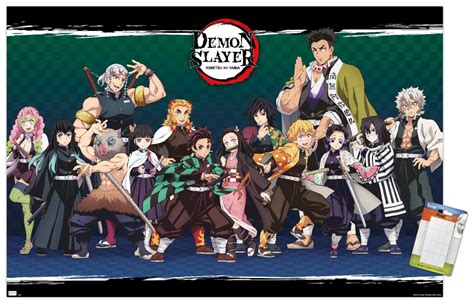 Demon Slayer - Lineup Wall Poster, 22.375" x 34" - Walmart.com