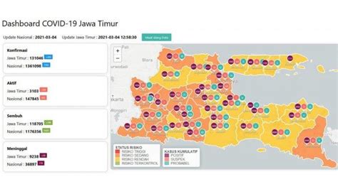 Update Virus Corona Di Surabaya Kamis 4 Maret 2021 Tambah 55