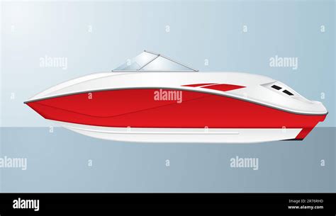 Launch Motor Boat Stock Vector Images Alamy