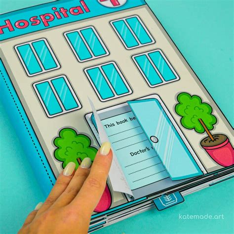 Printable Hospital Busy Book for Kids Paper Dolls - Etsy